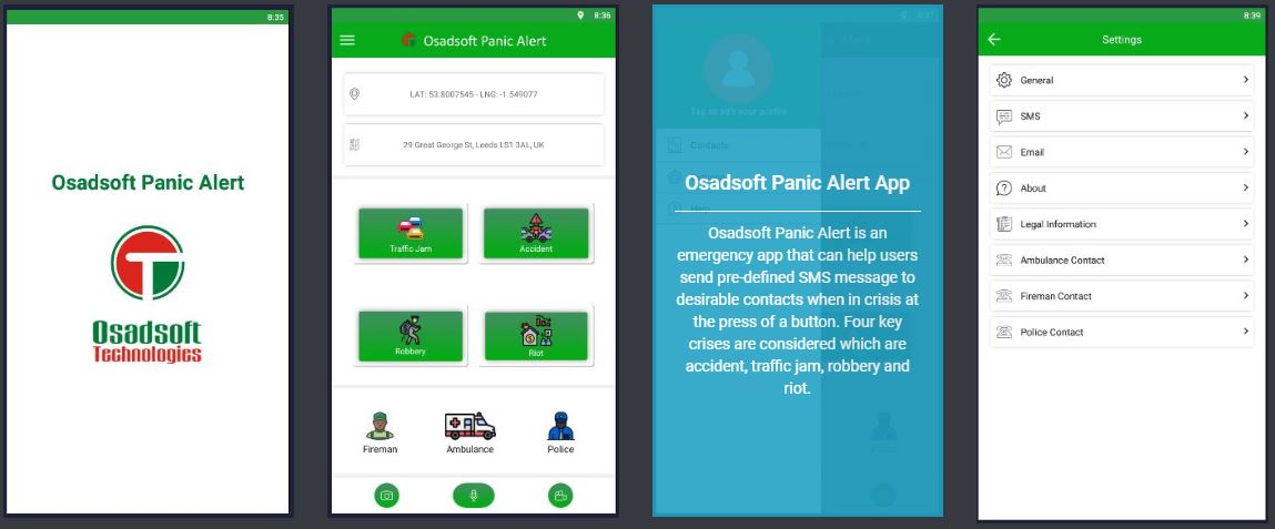 Osadsoft Panic Alert App